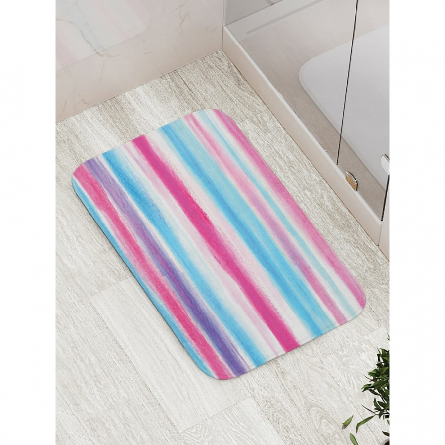 Противоскользящий коврик для ванной, сауны, бассейна JOYARTY Красочный шлейф