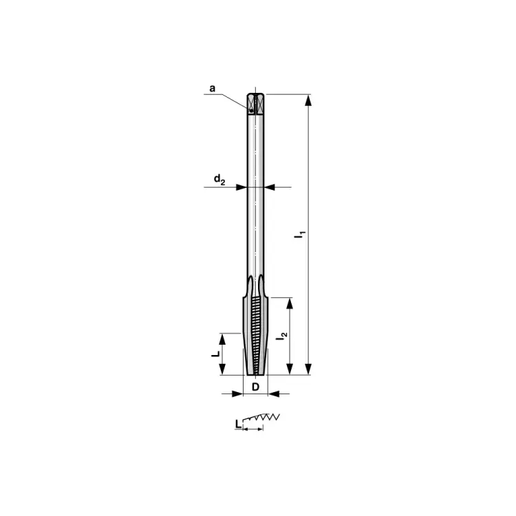Гаечный метчик Bucovice Tools 119080