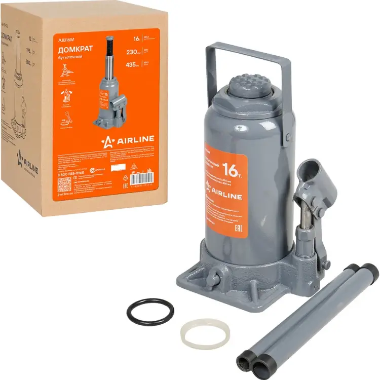 Бутылочный домкрат Airline AJB16M