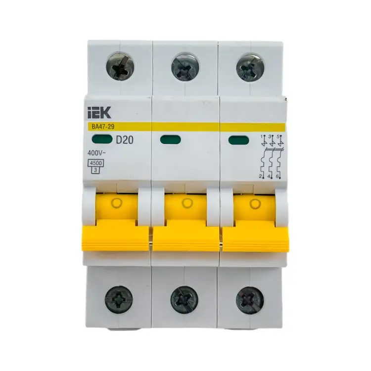 Автоматический выключатель IEK ВА47-29 MVA20-3-020-D