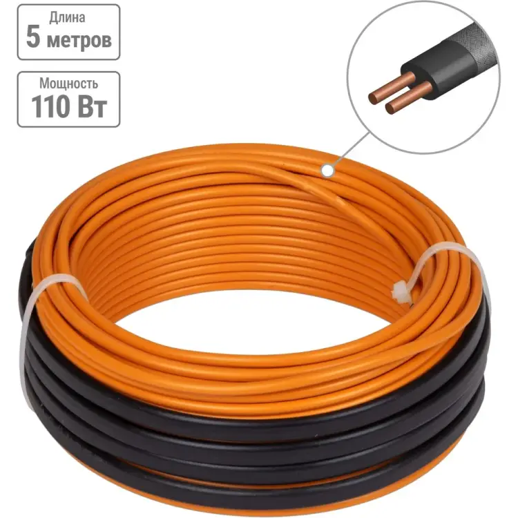 Двухжильный теплый пол в стяжку TDM ELECTRIC ПРОФИ SQ2501-0012 Двухжильный теплый пол в стяжку TDM ELECTRIC ПРОФИ SQ2501-0012