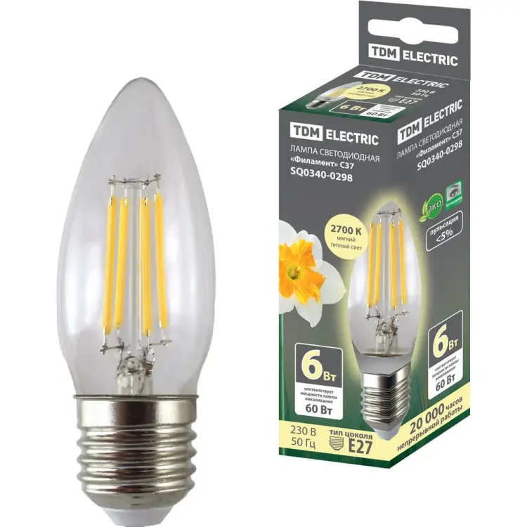Светодиодная лампа TDM ELECTRIC SQ0340-0298