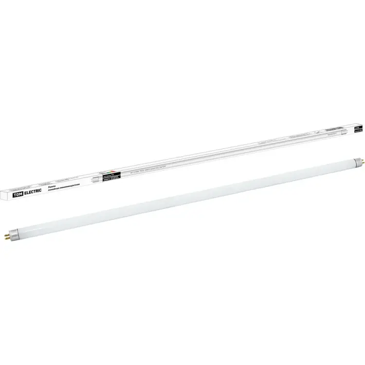 Линейная люминесцентная лампа TDM ELECTRIC ЛЛ-12/24Вт, T4/G5, 4000К SQ0355-0011