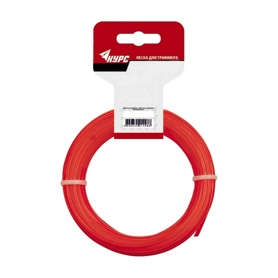 Леска для садовых триммеров КУРС Круглая 77875