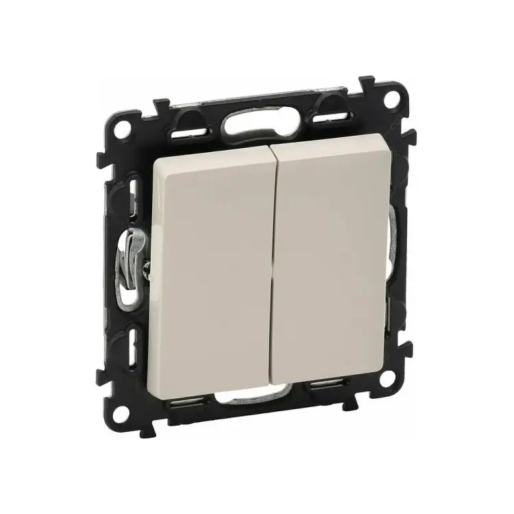 Двухклавишный выключатель Legrand Valena Life 752505 1180941