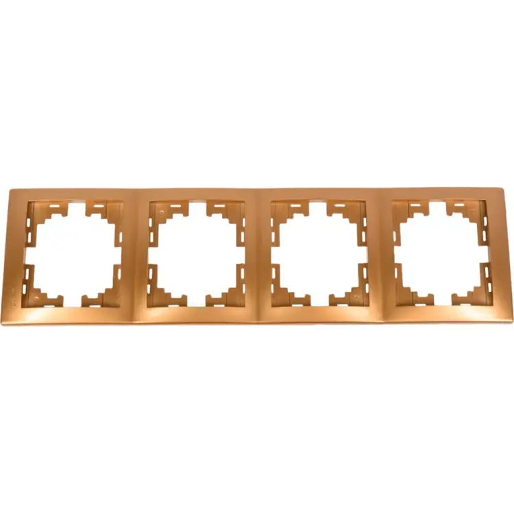 Вертикальная четырехместная рамка Lezard MIRA 701-1300-154