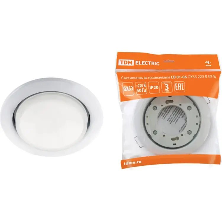 Встраиваемый светильник TDM ELECTRIC СВ 01-06 SQ0359-0057