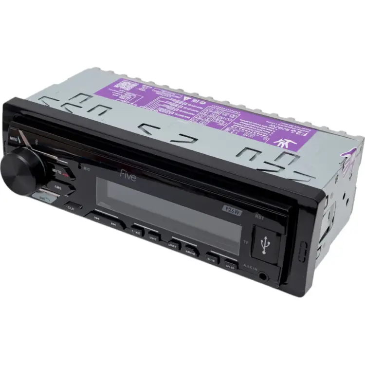 Автомагнитола FIVE (1din/белая/Bluetooth/USB/AUX/SD/FM/4*50) F26W FIVE F26W Автомагнитола FIVE (1din/белая/Bluetooth/USB/AUX/SD/FM/4*50) F26W FIVE F26W