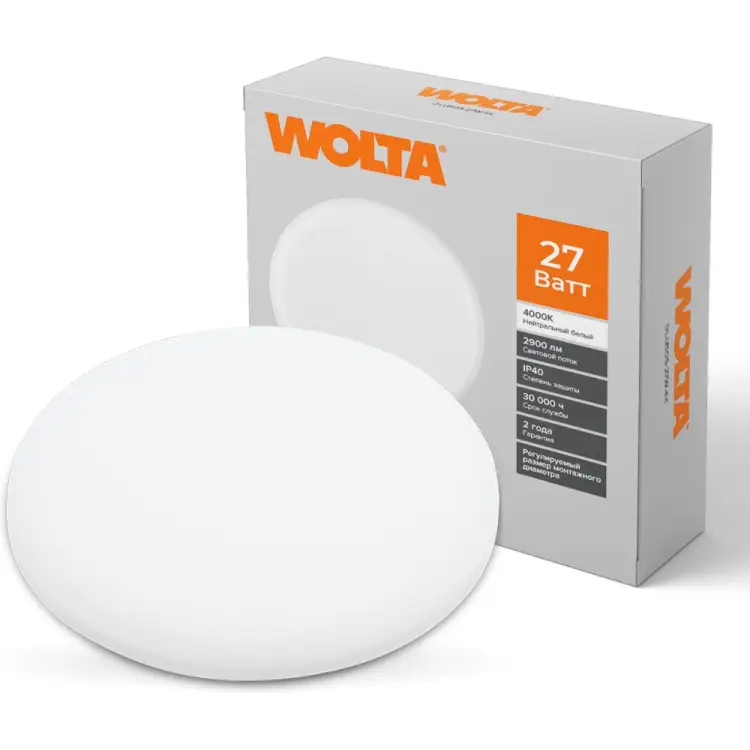 Светодиодный светильник Wolta DLUS05-27W-4K