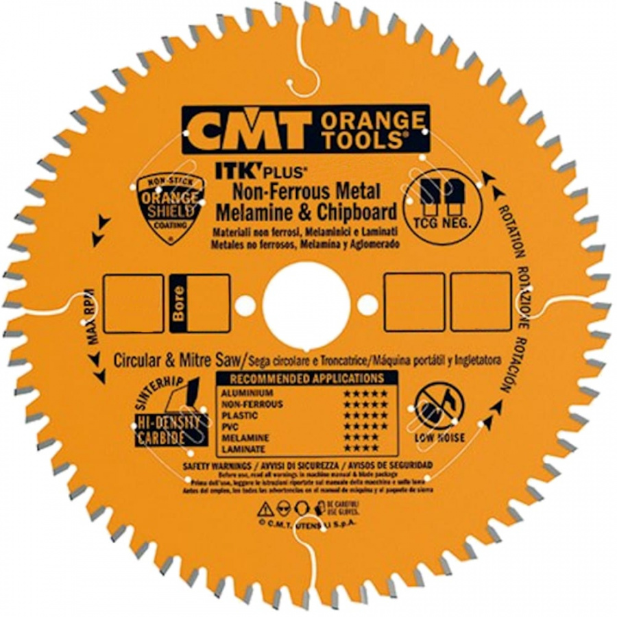 Пильный диск по алюминию CMT NEG -6