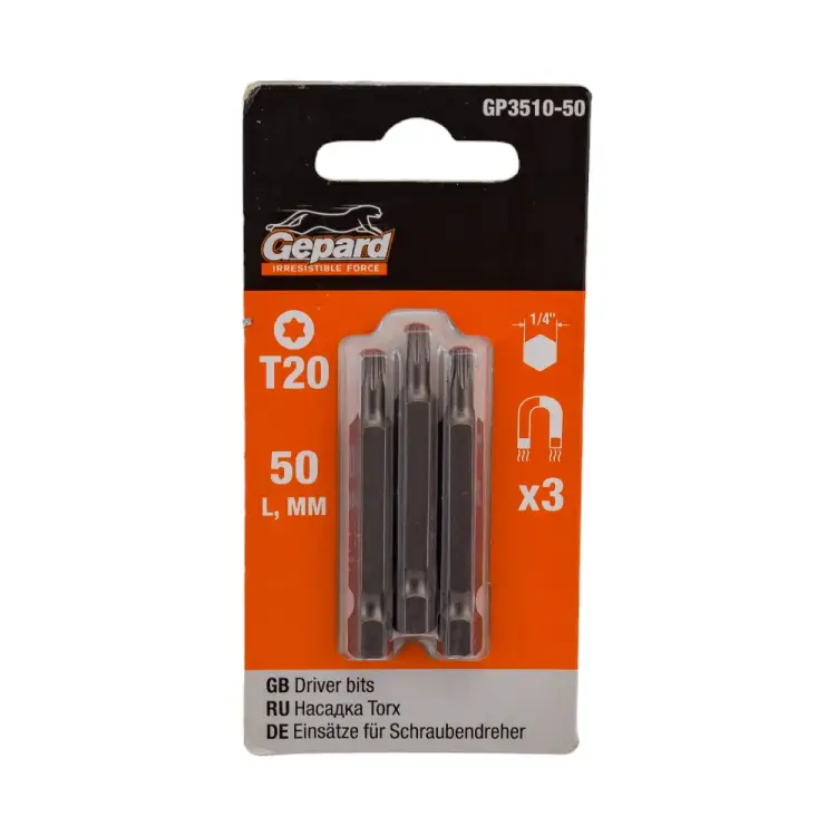 Магнитная бита для шуруповерта Gepard GP3510-50