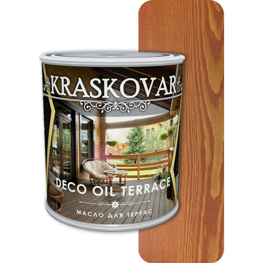 Масло для террас Kraskovar Deco Oil Terrace