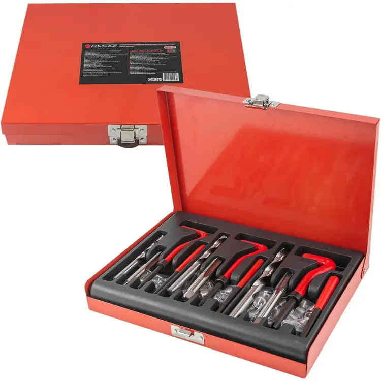 Набор приспособлений и футорок для восстановления резьбы Forsage F-9088U1(15169)