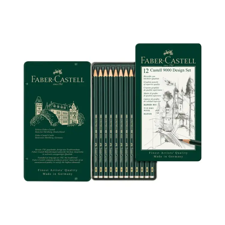 Набор чернографитных карандашей Faber-Castell Castell 9000 Design Set 119064