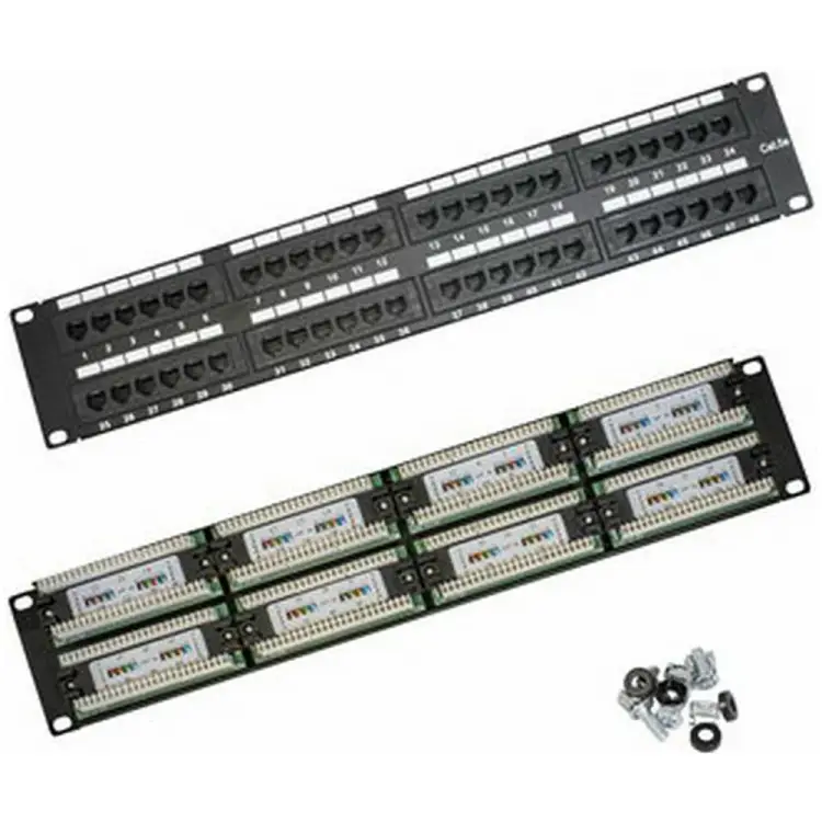 Патч-панель RUICHI RH-PP2U48U5E 113534 Патч-панель RUICHI RH-PP2U48U5E 113534