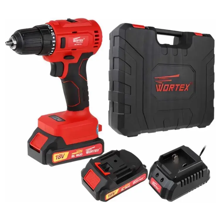 Аккумуляторная дрель-шуруповерт WORTEX BD2025DLi1029