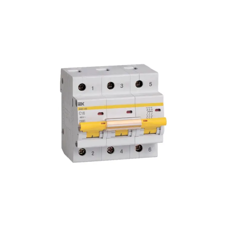 Модульный автоматический выключатель IEK ВА 47-100 MVA40-3-016-C