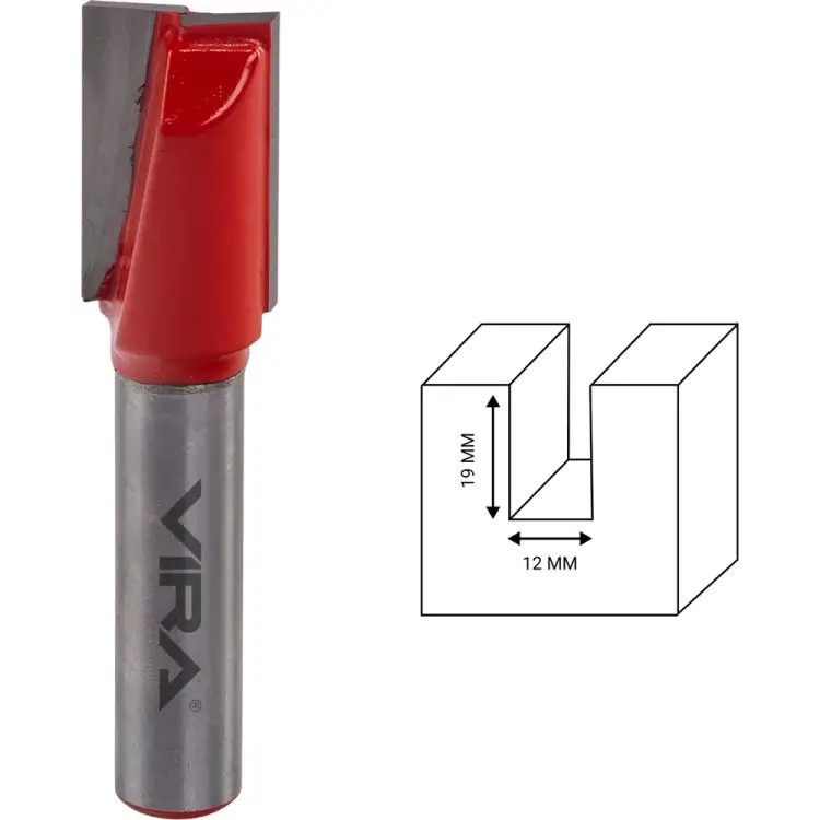 Пазовая прямая фреза VIRA L553317