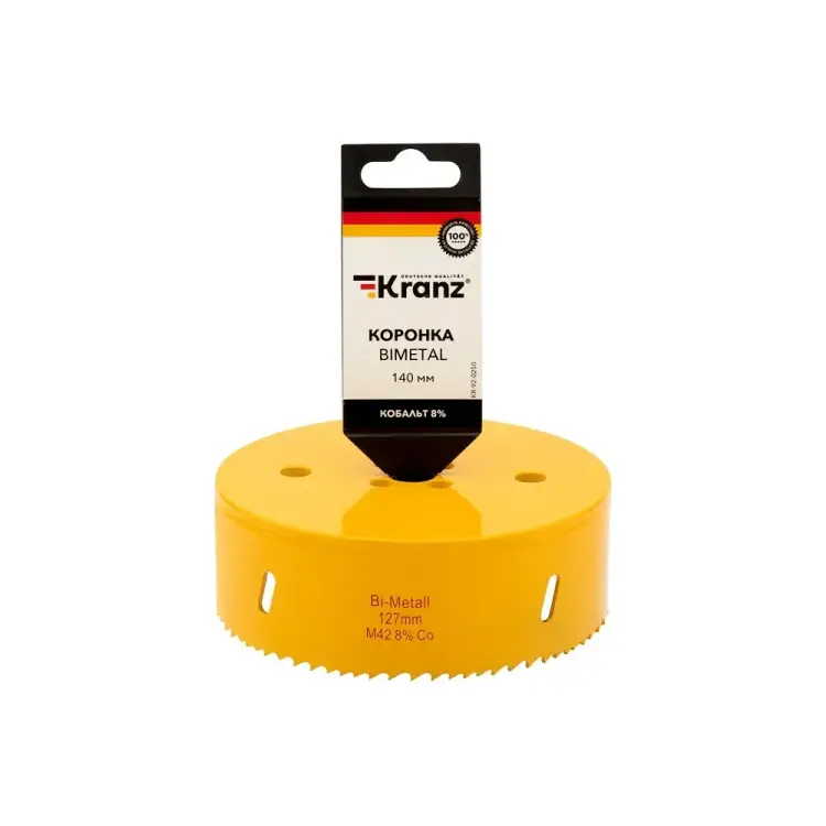 Биметаллическая коронка KRANZ KR-92-0250