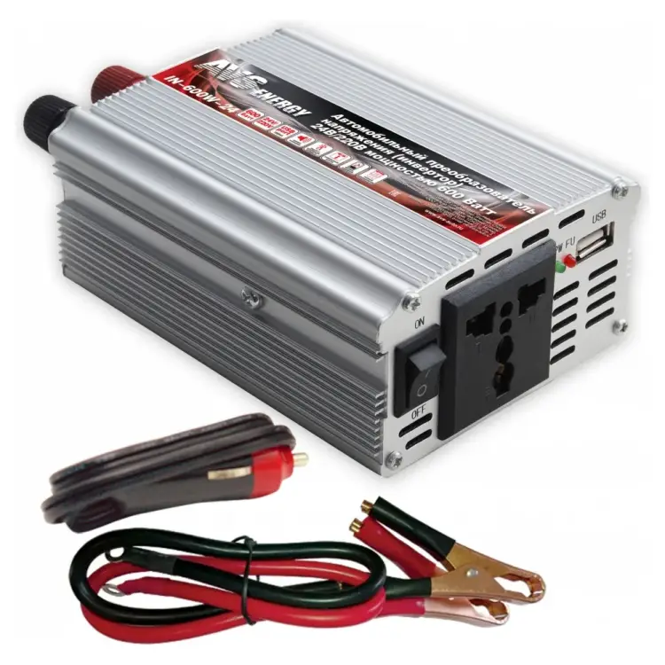 Автомобильный инвертор AVS IN-600W-24 A07044S