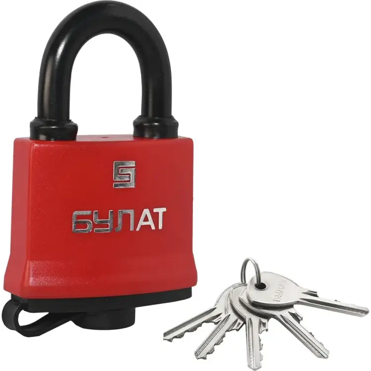Всепогодный навесной замок БУЛАТ ВС 1-П58 ПЛ 15851