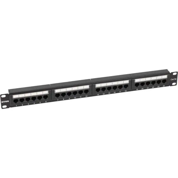Патч-панель NTSS 24 UTP порта RJ45, cat.5е, 1U, Dual IDC, без органайзера NTSS-PP-1U-24-UTP-RJ45-5e-D Патч-панель NTSS 24 UTP порта RJ45, cat.5е, 1U, Dual IDC, без органайзера NTSS-PP-1U-24-UTP-RJ45-5e-D