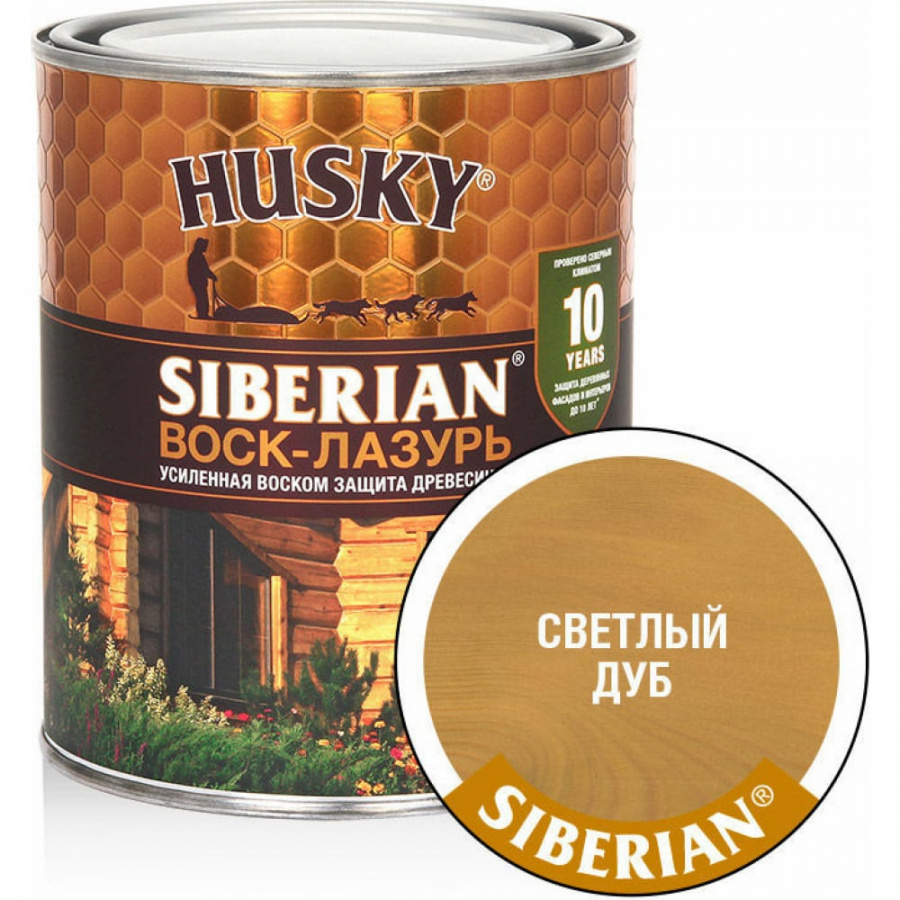 Воск-лазурь HUSKY SIBERIAN