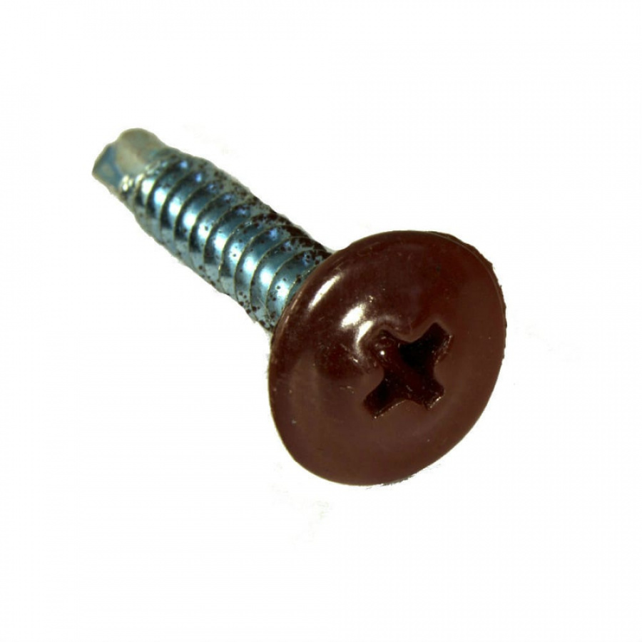 Острый саморез КРЕП-КОМП 4,2х19 RAL3011 (1000 шт.)