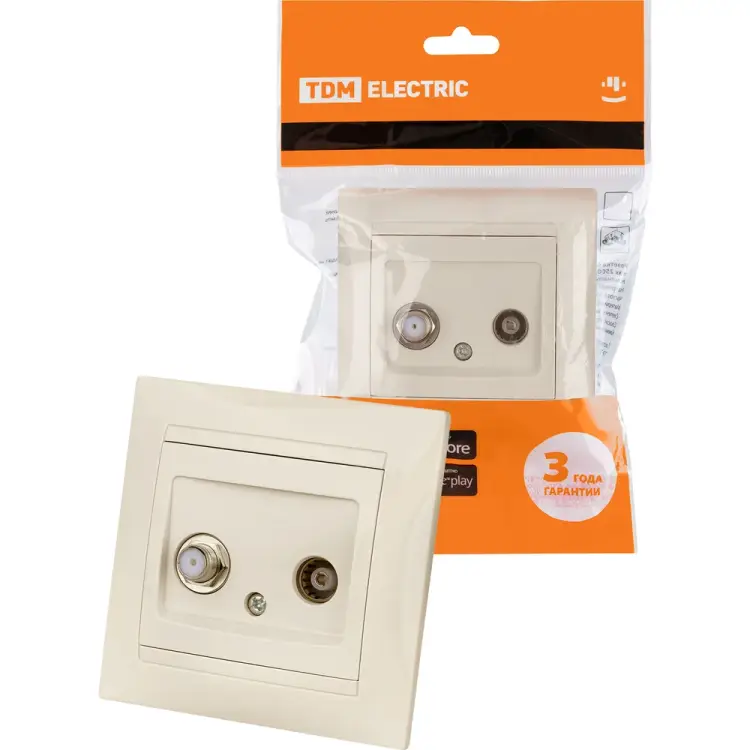 Розетка TDM ELECTRIC Лама SQ1815-0120