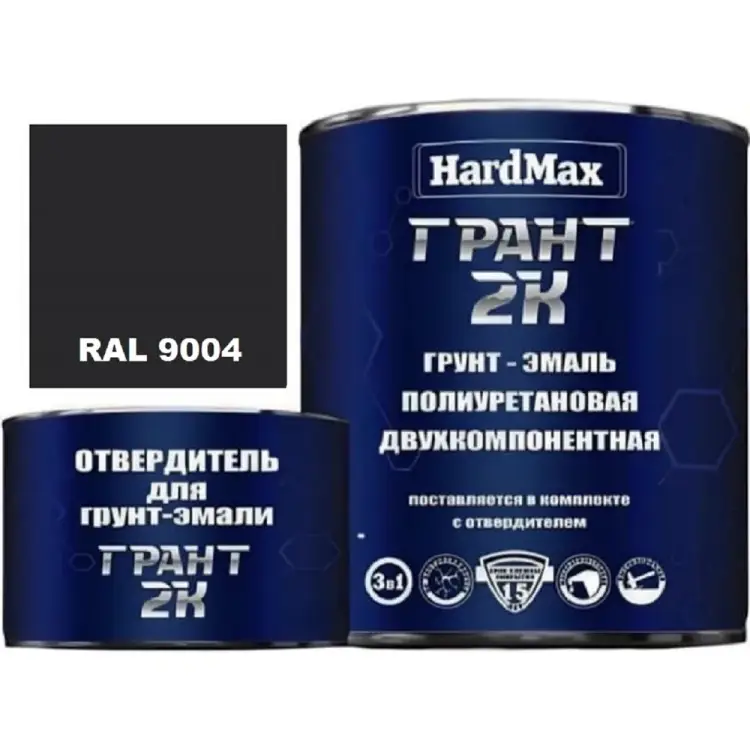 Грунт-эмаль HardMax ГРАНТ 2К 4690417100279 Грунт-эмаль HardMax ГРАНТ 2К 4690417100279