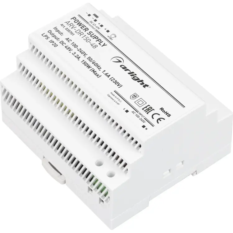 Блок питания Arlight ARV-DR150-48 035701 Блок питания Arlight ARV-DR150-48 035701