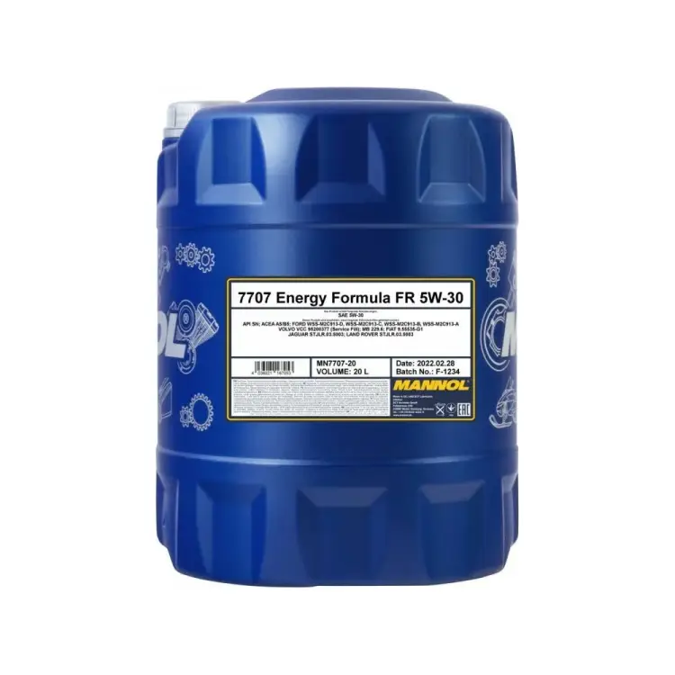 Синтетическое моторное масло MANNOL ENERGY FORMULA FR 5W-30 1096