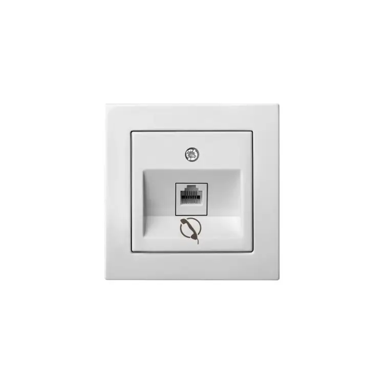 Телефонная одинарная розетка LIREGUS epsilon 28-030