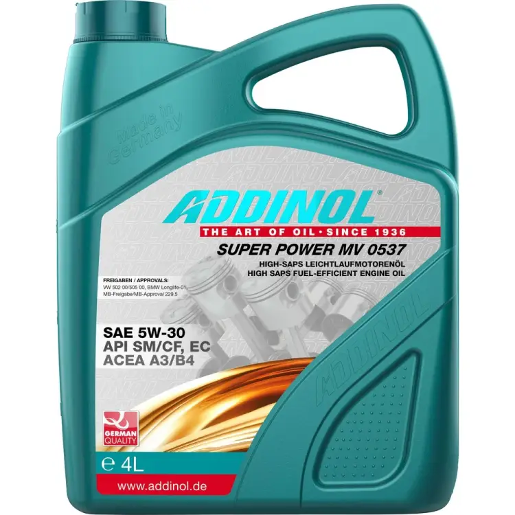 Моторное масло Addinol Super Power MV 0537 5W-30 72099225