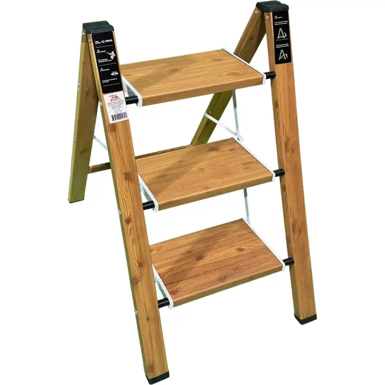 Алюминиевая стремянка SevenBerg Milano Milano-3 wood Алюминиевая стремянка SevenBerg Milano Milano-3 wood