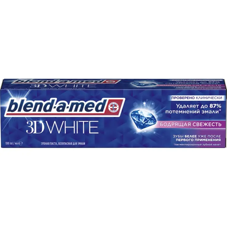 Зубная паста BLEND_A_MED 3D WHITE Прохладная свежесть 15359