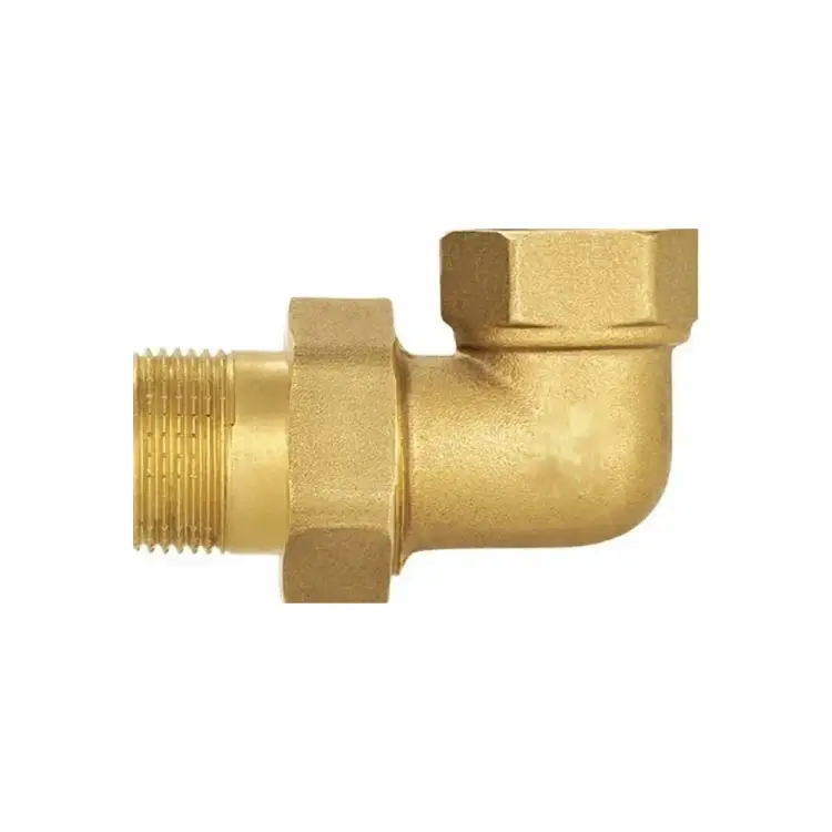 Резьбовой латунный сгон американка DOUBLE-LIN LL6049 (1/2")