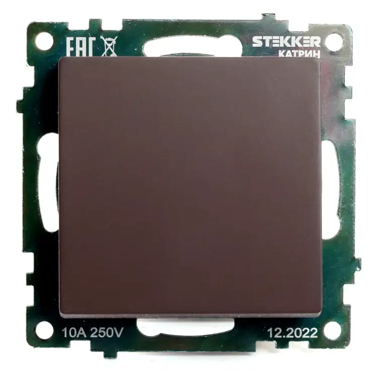 1-клавишный переключатель STEKKER GLS10-7105-04 серия Катрин 49018