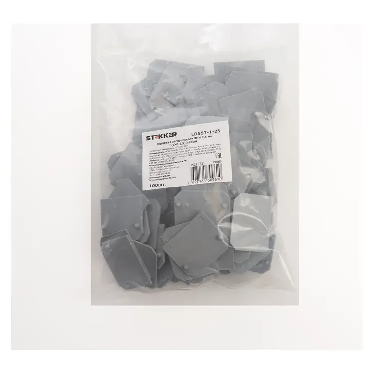 Торцевая заглушка для ЗНИ STEKKER LD557-1-25 39660