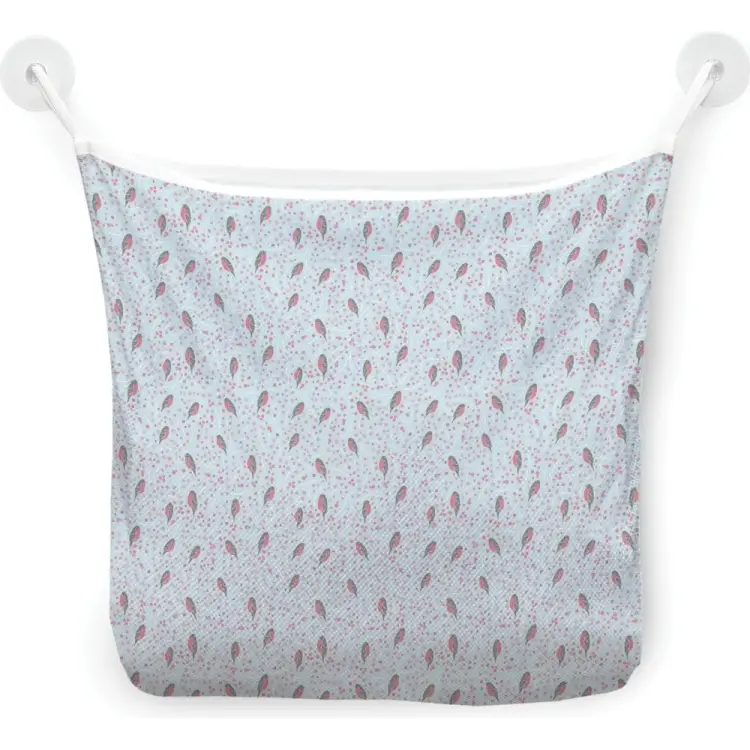 Настенная сетка-органайзер для ванной для игрушек JOYARTY Снегири пригрелись на ветке tgb_290636