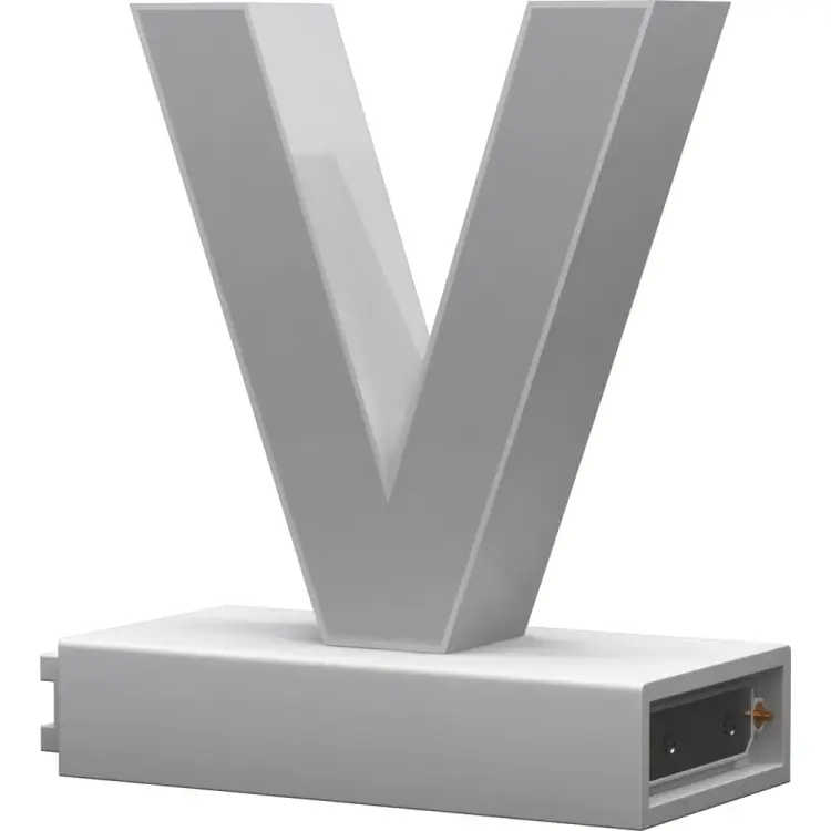 Светодиодная буква ABCMIX V V-100-magnetic