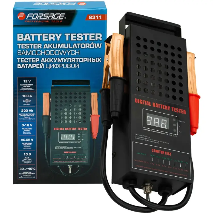 Цифровой тестер аккумуляторных батарей Forsage F-8311(17776)