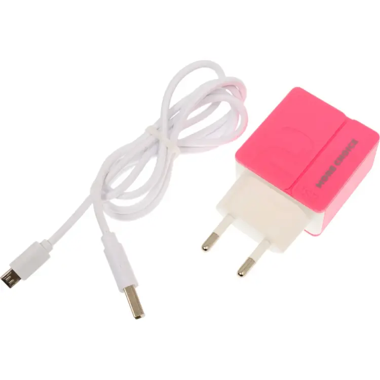 Зарядное устройство для смартфона More Choice NC46m Pink Зарядное устройство для смартфона More Choice NC46m Pink