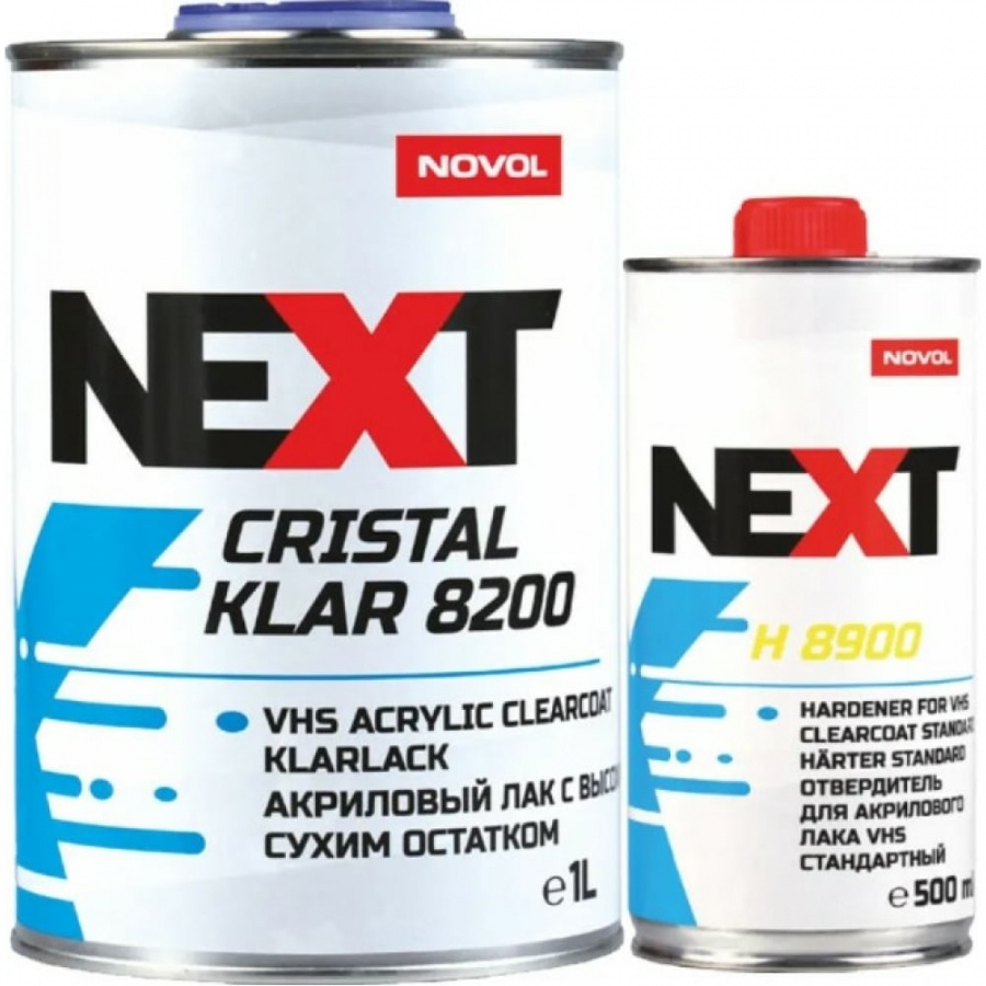 Акриловый лак NOVOL NEXT CRISTAL KLAR 8200 2К