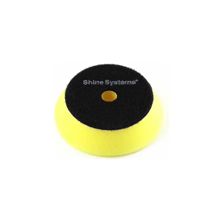 Антиголограмный полировальный круг Shine systems DA Foam Pad Yellow SS563 Антиголограмный полировальный круг Shine systems DA Foam Pad Yellow SS563