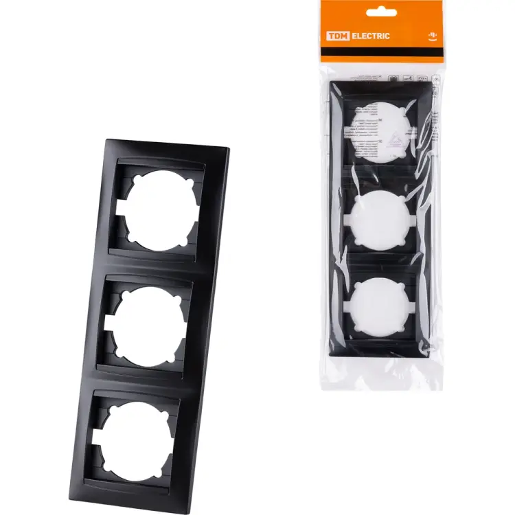 Вертикальная трехпостовая рамка TDM ELECTRIC Лама SQ1815-0634