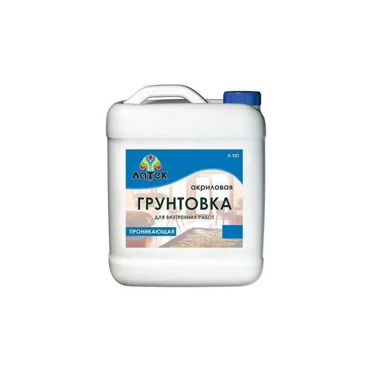 Акриловая грунтовка для внутренних работ ЛАТЕК Л101 LAG003