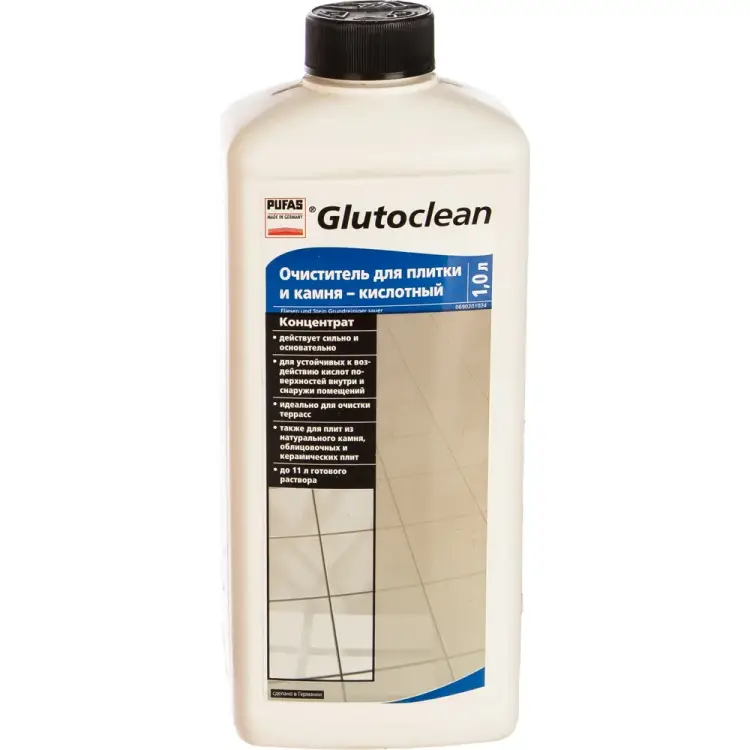 Кислотный очиститель для плитки и камня Glutoclean 035203092 Кислотный очиститель для плитки и камня Glutoclean 035203092