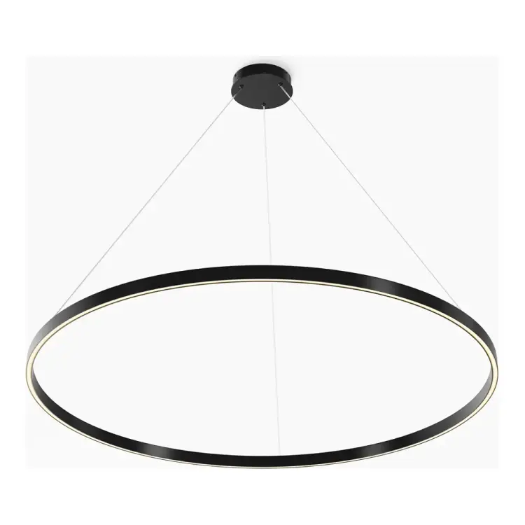 Подвесной светильник MAYTONI Rim Алюминий, Черный MOD058PL-L65BK