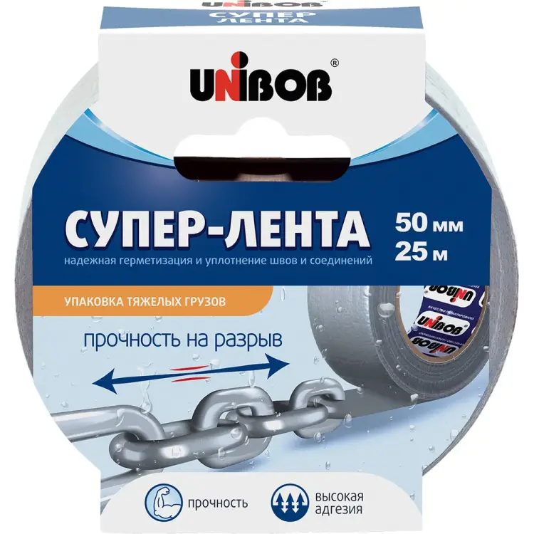 Армированная супер клейкая лента Unibob 214999